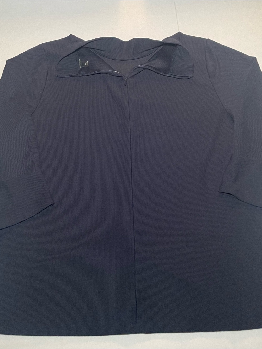Ann Taylor Men's Dark Navy Lightweight Zip-Front Shirt Jacket